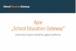 Apie „School Education Gateway“ · 2019-05-10 · Live online events including webinars and TeachMeets Peer feedback and review process for assignments. Trumpi mokymosi renginiai,