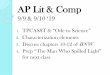 AP Lit & Comp 9/10 ‘15 - hausmannaplit.files.wordpress.com › 2019 › 09 › ap-lit-9-910-1… · AP Lit & Comp 9/9 & 9/10 ‘19 1. TPCASST & “Ode to Science” 2. Characterization
