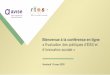 Evaluation des politiques d’ESS et d’innovation sociale...2020/03/13  · 2.2 Toulouse Métropole – Méthode et organisation 20 Conférence en ligne « Evaluation des politiques