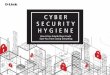 CYBER SECURITY HYGIENE - D-Link · On the next few pages, we have a plan that you can follow to help increase your cyber security hygiene and cut down on the top ways hackers exploit