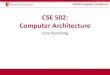 CSE 502: Computer Architecture - Stony Brook …...• Execution results at each stage CSE502: Computer Architecture Generic Datapath Components • Main components – Instruction