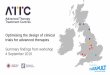 Optimising the design of clinical ... - Catapult centres · This project has been funded by the Industrial Strategy Challenge Fund, part of the ... Cell and Gene Therapy Catapult
