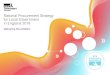 National Procurement Strategy for Local Government in ... · This toolkit has been developed to support delivery of the National Procurement Strategy for Local Government in England