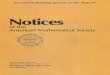 NOTICES OF THE AMERICAN MATHEMATICAL SOCIETY › ... › notices › 198701 › 198701FullIssue.pdf · 2018-12-14 · Some Mathematical Questions in Biology Models in Population Biology,