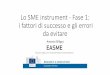 Lo SME instrument - Fase 1: i fattori di successo e gli ... · Lo SME instrument - Fase 1: i fattori di successo e gli errori da evitare Antonio Sfiligoj. ... both from a technical,