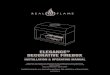 ELEGANCE DECORATIVE FIREBOX · ELEGANCE ® DECORATIVE FIREBOX INSTALLATION & OPERATING MANUAL Elegance fire boxes are approved to be installed as a zero clearance firebox and are