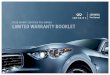 YOUR INFINITI CERTIFIED PRE-OWNED...6 YEARS/100,000 MILES YOUR INFINITI CERTIFIED PRE-OWNED VEHICLE LIMITED WARRANTY For a period of 72 months from the vehicle in-service date or up