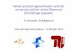 Tensor product approximation and the numerical solution of ... · 1998 in Chemistry: Kohn, Pople. For extended systems, the method of choice is Density ... Icomputational ﬁnance