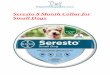 Seresto 8 month collar for small dogs  -  easy vetsupplies.com