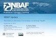 NBAF Update - USDA-APHIS...ARS Program of Requirements • The Program of Requirements for the ARS foreign animal disease research program are to 1) provide solutions to problems associated