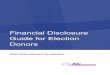 Financial Disclosure Guide for Election Donors · 2020-06-23 · Financial Disclosure Guide for Election Donors Page 4 Introduction The Commonwealth funding and disclosure scheme