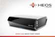 HEOS Link QUICK START GUIDE - radioparts.com.au€¦ · Connect the HEOS Link to an available input on your ampliﬁ er using the included analog RCA cables. Connect the power cord
