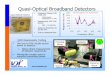 Quasi-Optical Broadband DetectorsMicrosoft PowerPoint - Ppt0000003 [Read-Only] Author: hstamand Created Date: 9/14/2009 1:17:18 PM 