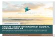 MULTI-ASSET DIVERSIFIED GLOBAL CERTIFICATE 18€¦ · The Multi-Asset Diversified Global Certificate 18 (the Certificate) is a five year Certificate issued by BNP Issuance B.V. (the