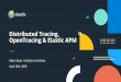 Distributed Tracing, OpenTracing & Elastic APM › pdf › webinar-distributed-tracing-opentracing … · • Distributed Tracing is a process of collecting end-to-end transaction