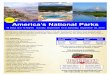 America’s National Parks · 2018-11-30 · America’s National Parks 14 Days and 13 Nights Sunday, September 15 to Saturday, September 28, 2019 Day 1 - Kansas City, MO - Today,