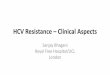 HCV Resistance – Clinical Aspectsregist2.virology-education.com/presentations/2018/... · HCV TARGET: Predictors of HCV DAA Failure • Prospective, observational cohort study of