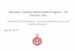 Haryana's Quality Improvement Program - An Alternate Vie › education › ceri › CII Innovation for... · Orientation: Sustainable Results + + + + + rs + Typical siloed approach