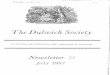 Dulwich Society newsletterdulwichsociety.com › pdf › 77-july-1987.pdf · 2016-01-15 · Treasurer: Jim Davis 38 Stonehills Court SE2l 7LZ (Tel. 693 1713) Editor: David ... decision,
