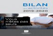 BILAN - aqrp.ca › ... › Bilan-des-activites-2019-2020.pdf · Nous sommes très heureuses de vous présenter le bilan des activités 2019-2020 ; somme du travail accompli en cette
