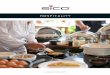 HOSPITALITY - SICO · EVENT TABLES Sophisticate Plus True to its name, our Sophisticate catering table is a classy combination of style, mobility and durability. Ideal for any upscale