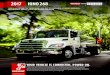 2017 HINO268 - HINO TRUCKS - HINO TRUCKS · 2017 hino268 gvw: 25,950 lbs. bbc: 108” engine model: hino j08e-vb 260hp 660 lb- ft torque (available) key vocations: moving, pick-up