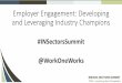 Employer Engagement: Developing and Leveraging Industry ... · Role of the Industry Champion Case Study: Hoosier Pattern –industry champion for the Adams Wells Manufacturing Alliance