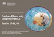 Continued Biosecurity Competency (CBC) Session 17-18/01. cbc sessi… · Session 17-18/01 6 Continued Biosecurity Competency (CBC) 1 April 2017 – 31 March 2018 CBC Session Reference