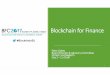 Blockchain for Finance - Fintech Ireland...2017/10/04  · Financial Services - Employment 50,000 - employed in FinServ 35,000 - employed in international FinServ these employers contribute