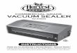 COMMERCIAL GRADE VACUUM SEALER...VACUUM SEALER COMMERCIAL GRADE INSTRUCTIONS Thank you for purchasing a Harvest Keeper® Vacuum Sealer! To get the most out of your sealer and enjoy
