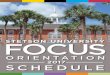 2017 SCHEDULE...Carrie Mikulka, Class of 2018 SIGNIFICANCE Campus Hours • 22-23 Appendices • 16-21 CONTENTS #SUFOCUS2017 FOCUS Schedule • 4-15 HAVE ANY QUESTIONS? 