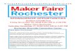 Rochesterrochester.makerfaire.com/wp-content/uploads/sites/25/... · 2018-08-13 · About Maker Faire Rochester Maker Faire is the Greatest Show (and Tell) on Earth—a family-friendly
