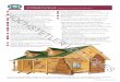 SUPREME PACKAGE - featuring our best log, post & …...Kiln dried and graded EWP logs for garage walls, trusses, R38 ceiling insulation, tongue & groove ceiling paneling •Wayne Dalton