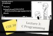 30 › ... › PI_CSE30_lecture_2_C_after.pdfTwo important facts about Pointers 1) A pointer can only point to one type –(basic or derived ) such as int, char, a struct, another