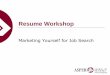 Resume Workshop - University of Manitobaumanitoba.ca/.../media/student-resume-presentation... · Resume Basics •Two pages maximum o Reference page is additional. •Good quality