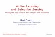9.520 lecture forpdf9.520/spring10/Classes/class18_active_2010.pdf · Active Learning in Practice The most successful active learning methods are based on empirical ideas, and are