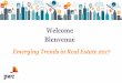 Emerging Trends in Real Estate 2017 · Recognizing the role of the small entrepreneurial developer ... Videogames $11.6b Healthcare $5.1b Engineering $4.7b Live events $4.1b ... Military