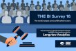 THE BI Survey 16 › wp-content › uploads › 2017 › 03 › ... · 2017-07-12 · Peer roups PIs THE BI Survey 16 features a range of di erent types of BI tools so we use peer