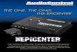 THE ONE. THE ONLY. THE EPICENTER - AudioControl...detecting musical harmonics. These harmonics then allow The Epicenter to drop down a few octaves and reproduce the “missing” bass