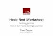 Node-Red (Workshop) - Linux-Tage · 2019-03-19 · Node-Red (Workshop) Der Fluss der Dinge oder Klick dir dein Internet der Dinge zusammen Uwe Berger bergeruw@gmx.net. Uwe Berger;