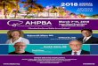 ADVANCE PROGRAM - AHPBA · 2017-12-19 · 2 “Elevating Quality and Safety for our Patients” March 7–11, 2018 Loews Miami Beach Hotel IN Miami Beach, FL ADVANCE PROGRAM AHPBA