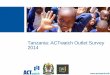 Tanzania: ACTwatch Outlet Survey 2014 · Context for ACTwatch Outlet Surveys in Tanzania 2010 2011 2013 2015 Co-paid ACTs –Global Fund AMFm 2012 2014 ADDO program 2009 Co-payment