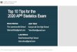 Top 10 Tips for the 2020 AP Statistics Exam...Top 10 Tips for the 2020 AP ® Statistics Exam Daren Starnes The Lawrenceville School StarnesStats@gmail.com Josh Tabor Canyon del Oro