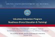 Voluntary Education Program Readiness (Force … 2016_VolEdUpdate_October 27...National: 513 19% Regional: 2,212 81% School Type: Private For Public: 1,406 52% -Profit: 467 17% Private