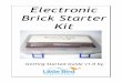 Electronic Brick Starter Kit - WordPress.com · Hello and thank you for purchasing the Electronic Brick Starter Pack from Little Bird Electronics. We hope that you will find learning