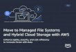 Move to Managed File Systems and Hybrid Cloud Storage with AWS › cloud-storage › AWS_Move to Managed_eB… · AWS file storage, hybrid cloud storage, and data transfer solutions