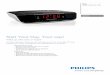 Start Your Day, Your way!Philips Digital tuning clock radio AJ3123 Start Your Day, Your way! Wake up with radio or buzzer This stylish radio-alarm clock looks nice and wakes you in