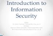 Introduction to Cyber Security - TAU · o Disassemble x86 binary code into human readable format o Identifies ELF headers (executable file formats) o Signature based recognition for