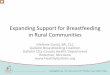 Expanding Support for Breastfeeding in Rural …...Expanding Support for Breastfeeding in Rural Communities Melenie Duval, BA, CLC Gallatin Breastfeeding Coalition Gallatin City-County