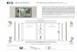 Assembly and Installation Instructions › ... · recommended. To finish your doors, please see our document JCm004, Finishing and Refinishing Instructions for Interior and Exterior